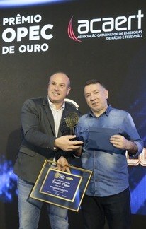 Grupo ND leva prêmio Opec de Ouro da Acaert (Divulgação NDTV Santa Catarina)